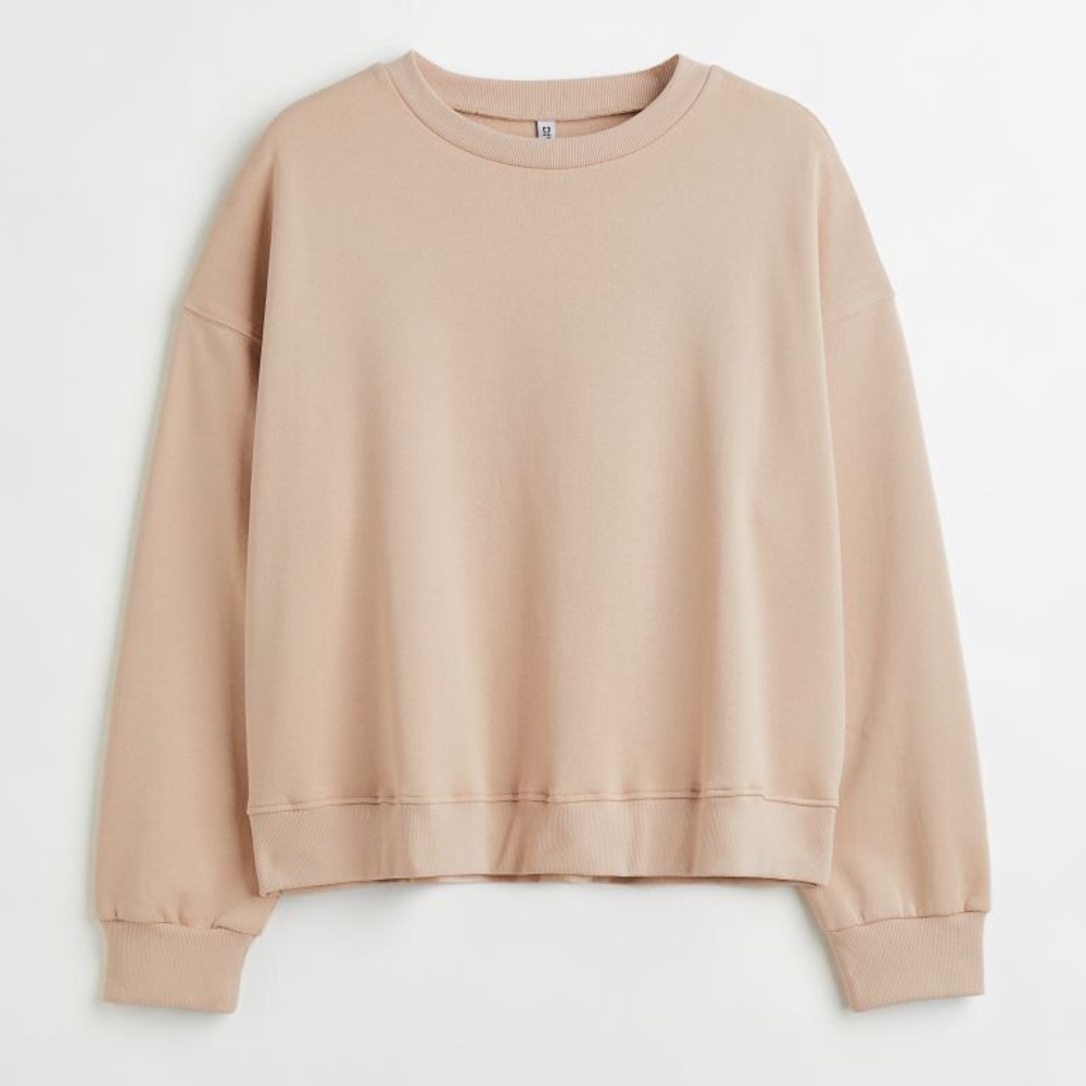 Women’s H&M Salmon Long Sleeve Crewneck Sweater Size US Small